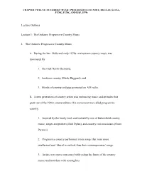 Lecture Outlines