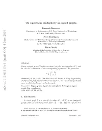 Arxiv:1911.01113V1 [Math.CO] 4 Nov 2019 Whenever 00MSC: 2000 Complement