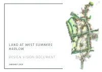Land at West Sumners Harlow Design Vision Document