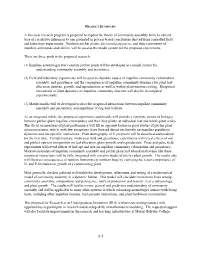 A Five-Year Research Program Is Proposed to Expand the Theory of Community Assembly from Its Current Base of Correlative Inferen