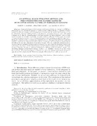 An Optimal Block Iterative Method and Preconditioner for Banded Matrices with Applications to Pdes on Irregular Domains∗