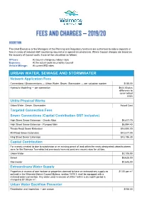 Fees & Charges