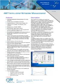 Inet Intelligent Network Management (EN)
