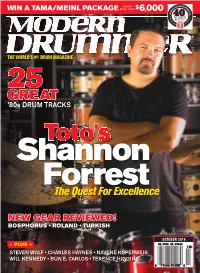 Toto's Shannon Forrest