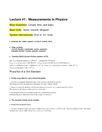 1. Measurements in Physics.Nb