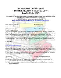2015 Summer Reading