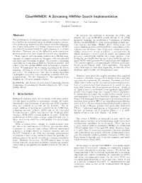 Clawhmmer: a Streaming Hmmer-Search Implementation