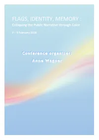 FLAGS, IDENTITY, MEMORY : Critiquing the Public Narrative Through Color