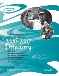 Oceans, Habitat and Enhancement Branch 2006-2007