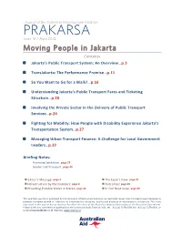 PRAKARSA Issue 16 / April 2014