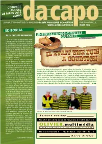 Unterhaltungs-Contest Éditorial Gurmels