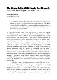 View: Journal of Flann O’Brien Studies 4.1