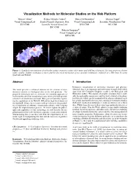 Visualization Methods for Molecular Studies on the Web Platform