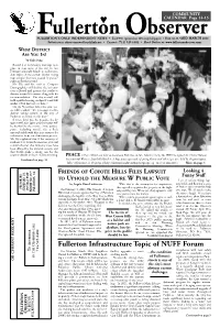 2016 MID MARCH 2016 Text & Photos by Mike Ritto Allmedia@Sbcglobal.Net ALL WE ARE SAYING IS