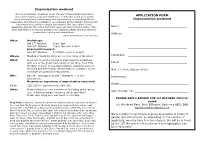 Application Form