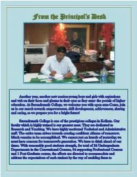 From the Principal's Desk