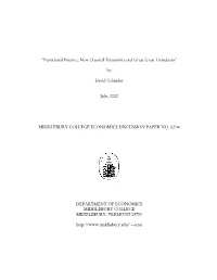 Functional Finance, New Classical Economics and Great Great Grandsons”