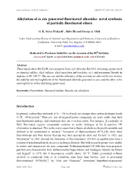 Novel Synthesis of Partially Fluorinated Ethers
