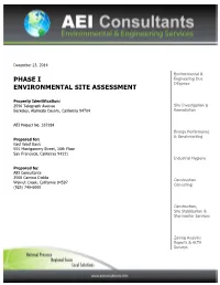 Phase I Environmental Site Assessment