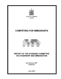 Competing for Immigrants