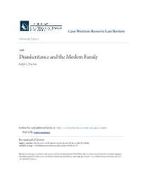 Disinheritance and the Modern Family Ralph C