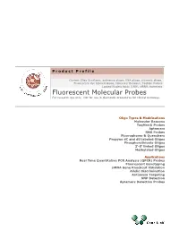 Fluorescent Molecular Probes Product Guide