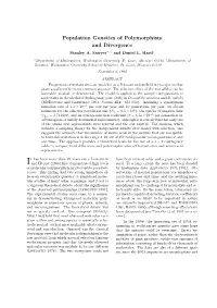 Population Genetics of Polymorphism and Divergence Stanley A