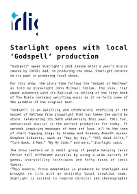 Starlight Opens with Local &#8216
