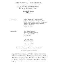 Volume I. Report FINAL