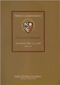 The Seal of Saint Xavier University