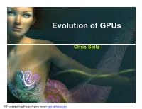 Evolution of Gpus.Pdf