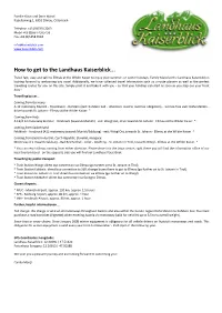 How to Get to the Landhaus Kaiserblick