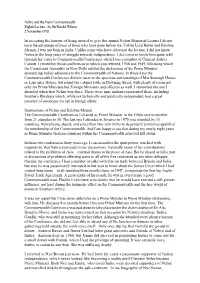 Nehru and the New Commonwealth Eighth Lecture - by Sir Harold Wilson 2 November 1978