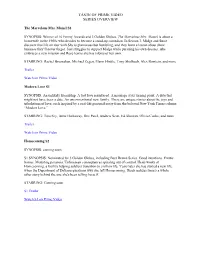 Taste of Prime Video Series Overview