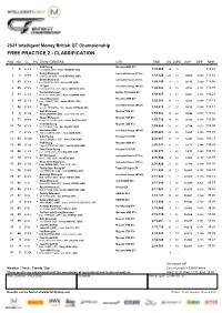 British GT Classification