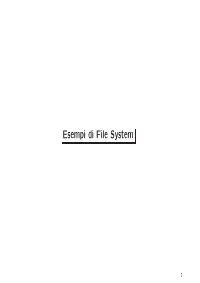 Esempi Di File System
