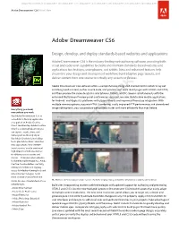 Adobe Dreamweaver CS6 | Solo Network