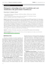 Phylogenetic Relationships in the Order Cucurbitales and a New Classification of the Gourd Family (Cucurbitaceae)