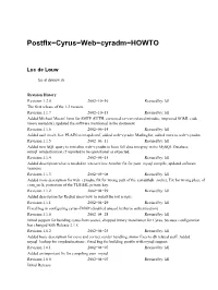 Postfix−Cyrus−Web−Cyradm−HOWTO