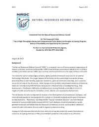 Use of High Throughput Assays and Computational Tools; Endocrine Disruptor Screening Program; Notice of Availability and Opportunity for Comment’’