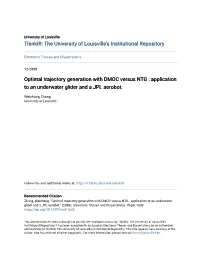 Application to an Underwater Glider and a JPL Aerobot