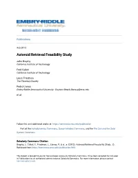 Asteroid Retrieval Feasibility Study