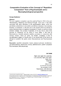 Comparative Evaluation of the Concept of “Repetition Compulsion” from a Psychoanalytic and a Neurophysiological Perspective