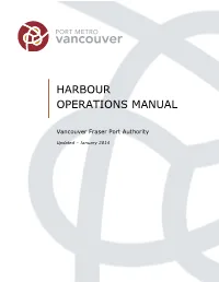 Harbour Operations Manual