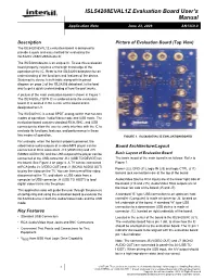 ISL54208EVAL1Z User Guide