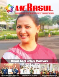 MERASUL EDISI 31 # Mei - Agustus 2019 - -3 3 - ME- MERRASULASUL EDISI EDISI 31 31 # #Mei Mei - Agustus- Juni 2019 2019 KONTAK PEMBACA