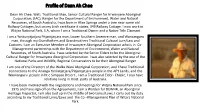 Profile of Dean Ah Chee