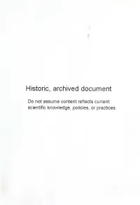 A History of Federal Water Resources Programs, 1800-1960 ABSTRACT