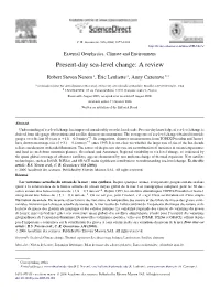 Present-Day Sea-Level Change: a Review