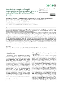 An Geological Overview of Glacial Accumulation And